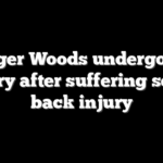 Tiger Woods undergoes surgery after suffering serious back injury