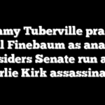 Tommy Tuberville praises Paul Finebaum as analyst considers Senate run after Charlie Kirk assassination
