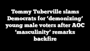 Tommy Tuberville slams Democrats for ‘demonizing’ young male voters after AOC ‘masculinity’ remarks backfire