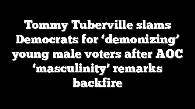 Tommy Tuberville slams Democrats for ‘demonizing’ young male voters after AOC ‘masculinity’ remarks backfire
