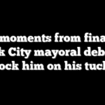 Top 5 moments from final New York City mayoral debate: ‘Knock him on his tuchas’