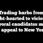 Trading barbs from light-hearted to vicious, mayoral candidates make final appeal to New Yorkers