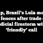 Trump, Brazil’s Lula move to mend fences after trade clash, judicial firestorm with ‘friendly’ call