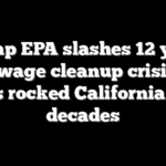 Trump EPA slashes 12 years off sewage cleanup crisis that has rocked California for decades