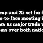 Trump and Xi set for first face-to-face meeting in 6 years as major trade war looms over both nations