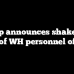 Trump announces shakeup at top of WH personnel office