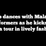 Trump dances with Malaysian performers as he kicks off Asia tour in lively fashion