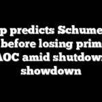 Trump predicts Schumer will retire before losing primary to AOC amid shutdown showdown