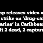 Trump releases video of US drone strike on ‘drug-carrying submarine’ in Caribbean that left 2 dead, 2 captured
