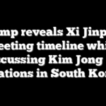 Trump reveals Xi Jinping meeting timeline while discussing Kim Jong Un relations in South Korea
