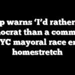 Trump warns ‘I’d rather have a Democrat than a communist’ as NYC mayoral race enters homestretch