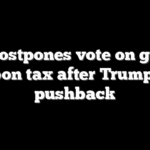 UN postpones vote on global carbon tax after Trump-led pushback