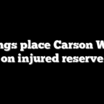 Vikings place Carson Wentz on injured reserve