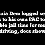 Virginia Dem logged service hours to his own PAC to skirt possible jail time for reckless driving, docs show