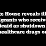 White House reveals illegal migrants who received Medicaid as shutdown over healthcare drags on