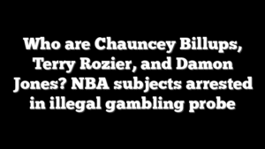 Who are Chauncey Billups, Terry Rozier, and Damon Jones? NBA subjects arrested in illegal gambling probe