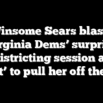 Winsome Sears blasts Virginia Dems’ surprise redistricting session as a ‘stunt’ to pull her off the trail