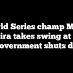 World Series champ Mark Teixeira takes swing at Dems as government shuts down