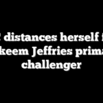 AOC distances herself from Hakeem Jeffries primary challenger