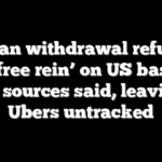Afghan withdrawal refugees had ‘free rein’ on US bases in 2021, sources said, leaving in Ubers untracked