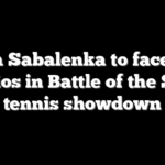 Aryna Sabalenka to face Nick Kyrgios in Battle of the Sexes tennis showdown