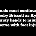 Cardinals must continue with Jacoby Brissett as Kyler Murray heads to injured reserve with foot injury