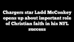 Chargers star Ladd McConkey opens up about important role of Christian faith in his NFL success