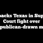 DOJ backs Texas in Supreme Court fight over Republican-drawn map
