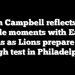 Dan Campbell reflects on hostile moments with Eagles fans as Lions prepare for tough test in Philadelphia