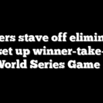 Dodgers stave off elimination to set up winner-take-all World Series Game 7