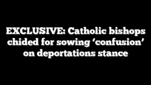 EXCLUSIVE: Catholic bishops chided for sowing ‘confusion’ on deportations stance