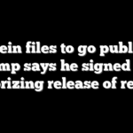 Epstein files to go public as Trump says he signed law authorizing release of records