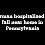 Fetterman hospitalized after fall near home in Pennsylvania