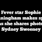 Fever star Sophie Cunningham makes spicy joke as she shares photo with Sydney Sweeney
