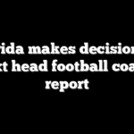 Florida makes decision on next head football coach: report