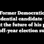 Former Democratic presidential candidate talks about the future of his party after off-year election success