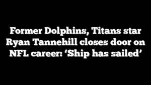 Former Dolphins, Titans star Ryan Tannehill closes door on NFL career: ‘Ship has sailed’