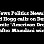 Fox News Politics Newsletter: David Hogg calls on Dems to reignite ‘American Dream’ after Mamdani win