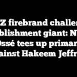 Gen Z firebrand challenges establishment giant: NYC’s Chi Ossé tees up primary bid against Hakeem Jeffries