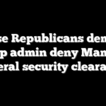 House Republicans demand Trump admin deny Mamdani federal security clearance