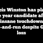 Jameis Winston has play of the year candidate after insane touchdown catch-and-run despite Giants loss