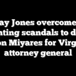 Jay Jones overcomes mounting scandals to defeat Jason Miyares for Virginia attorney general