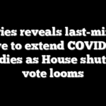 Jeffries reveals last-minute move to extend COVID-era subsidies as House shutdown vote looms