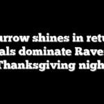 Joe Burrow shines in return as Bengals dominate Ravens on Thanksgiving night