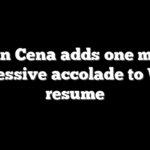 John Cena adds one more impressive accolade to WWE resume