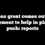 Lions great comes out of retirement to help in playoff push: reports