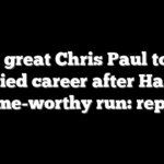 NBA great Chris Paul to end storied career after Hall of Fame-worthy run: report