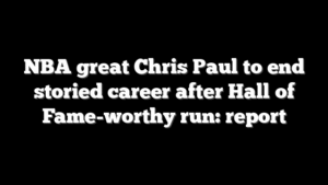 NBA great Chris Paul to end storied career after Hall of Fame-worthy run: report