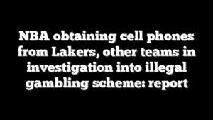 NBA obtaining cell phones from Lakers, other teams in investigation into illegal gambling scheme: report