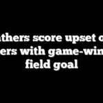 Panthers score upset over Packers with game-winning field goal